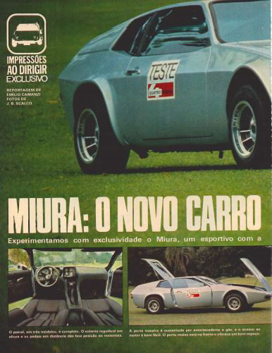 1977-06 - Teste Completo - Miura 1600 - 4 Rodas