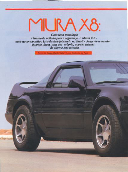 1988-10 - Reportagem - Miura X8 - Auto Esporte
